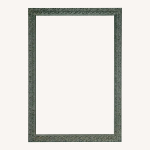 Used White Wood Floor Mirror for sale on AptDeco