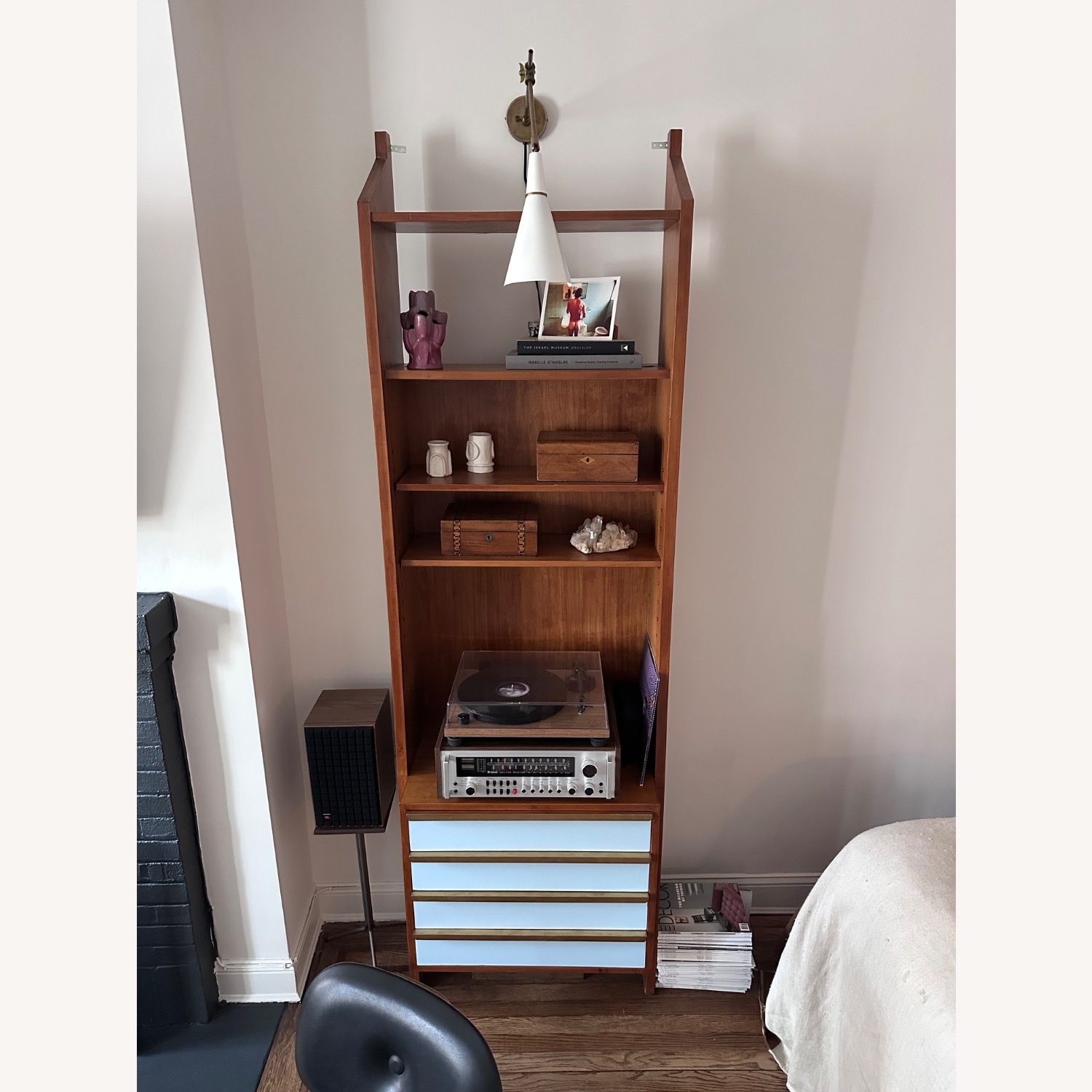 Vintage Bookcases in Wood, 1960’s est., Set of 2 - image-8