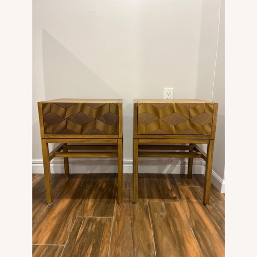 Used Tachuri Dark Brown Wood Nightstands for sale on AptDeco