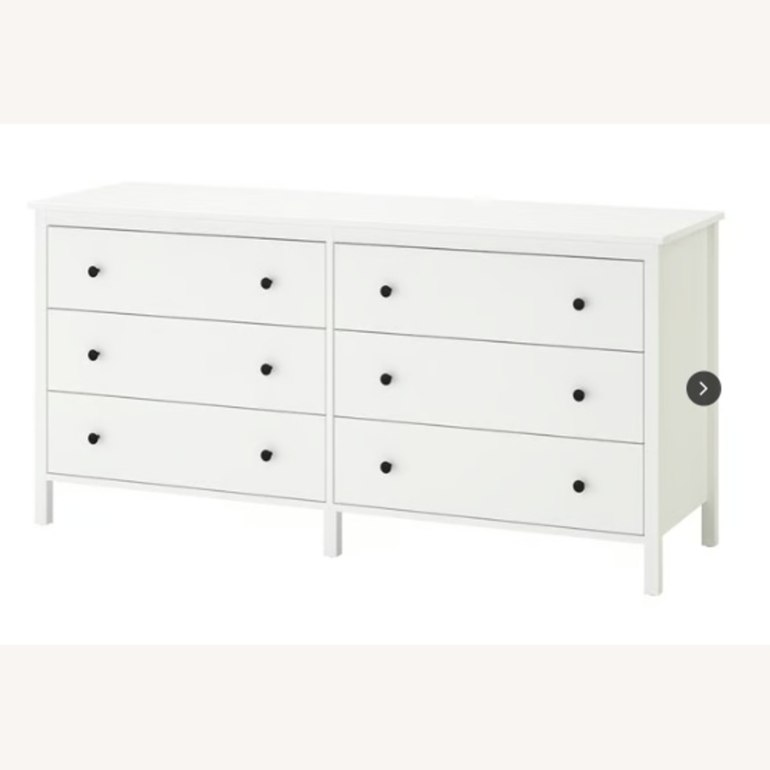 IKEA White Wood Dresser - image-4