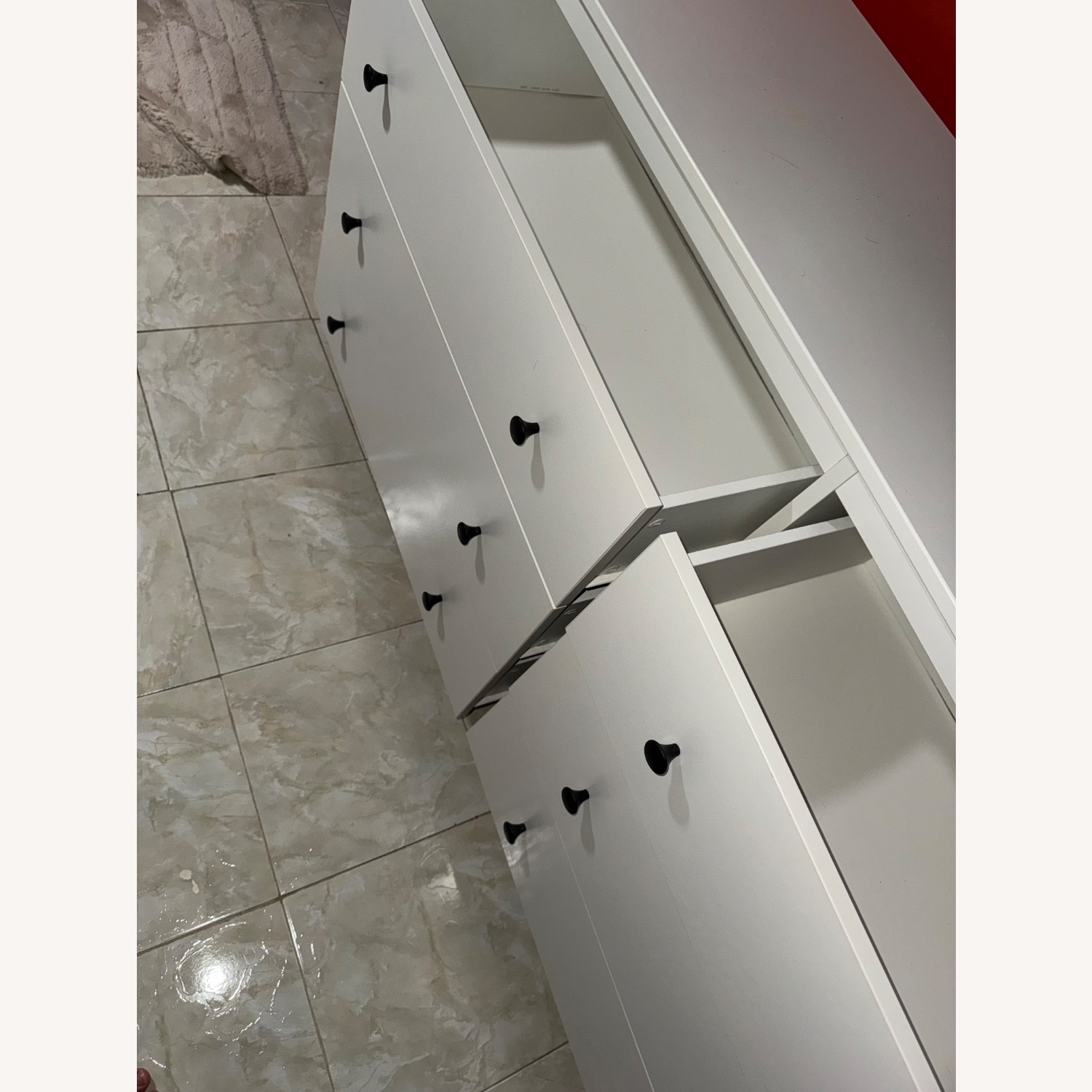 IKEA White Wood Dresser - image-2
