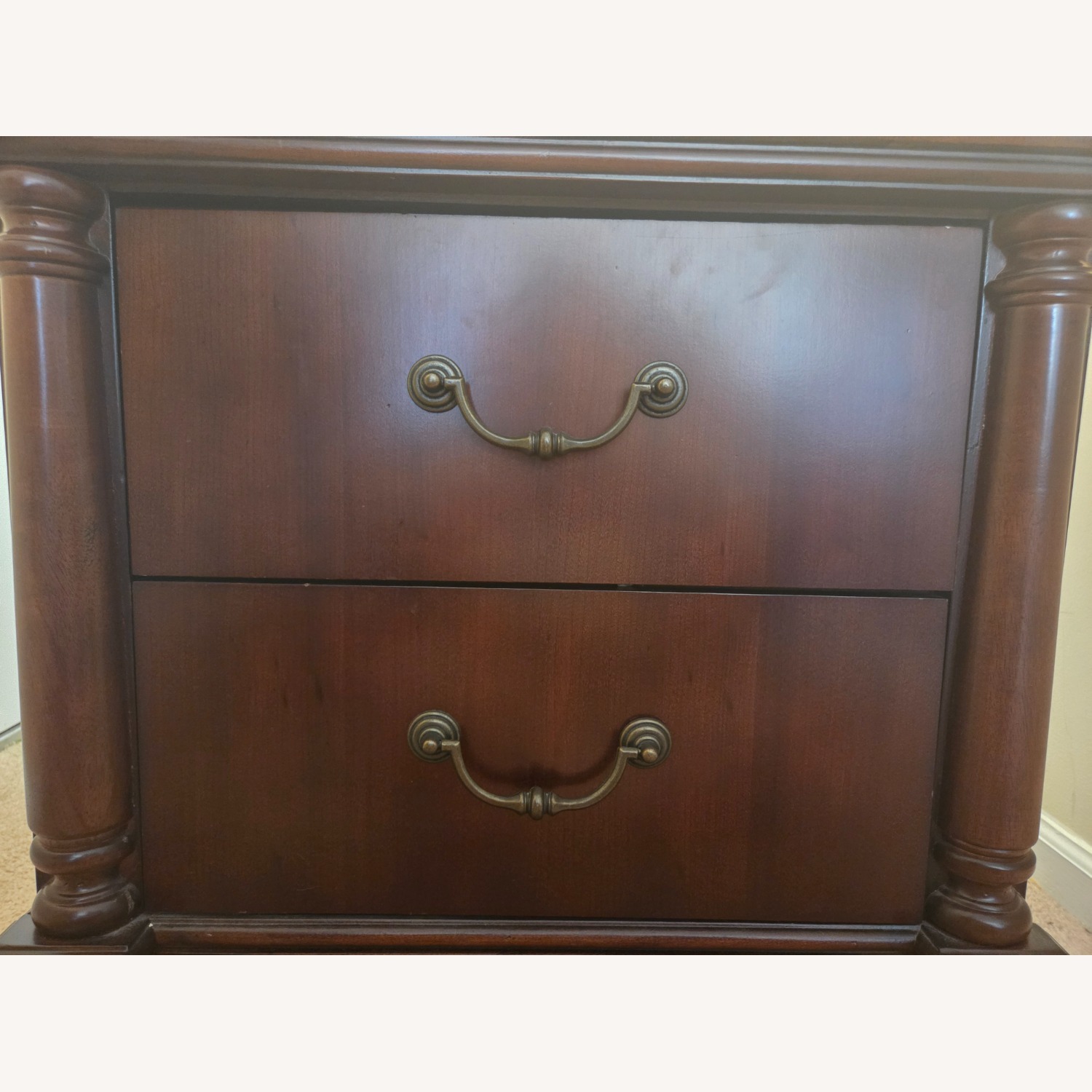 Solid Cherry Wood Nightstand - image-2