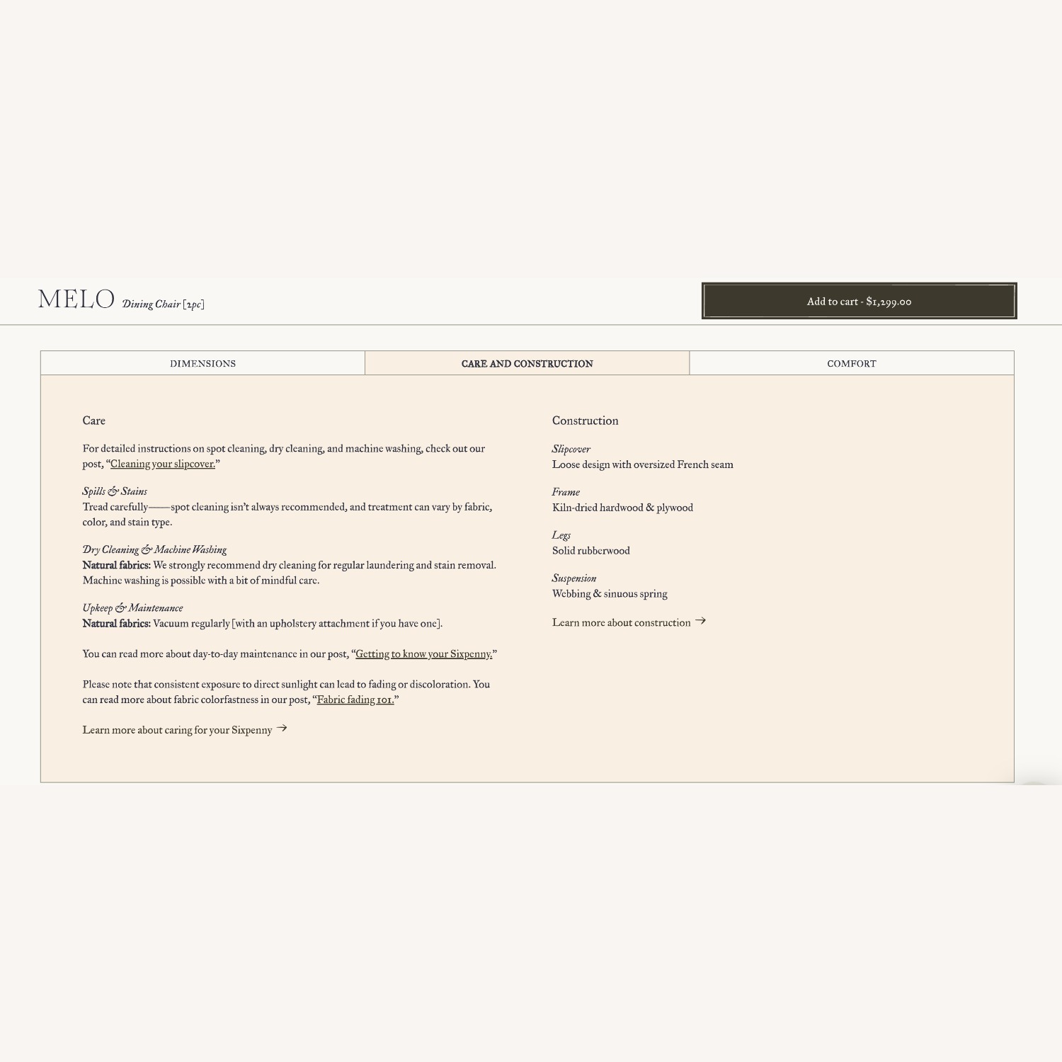 Sixpenny Linen Dining Chairs - image-6