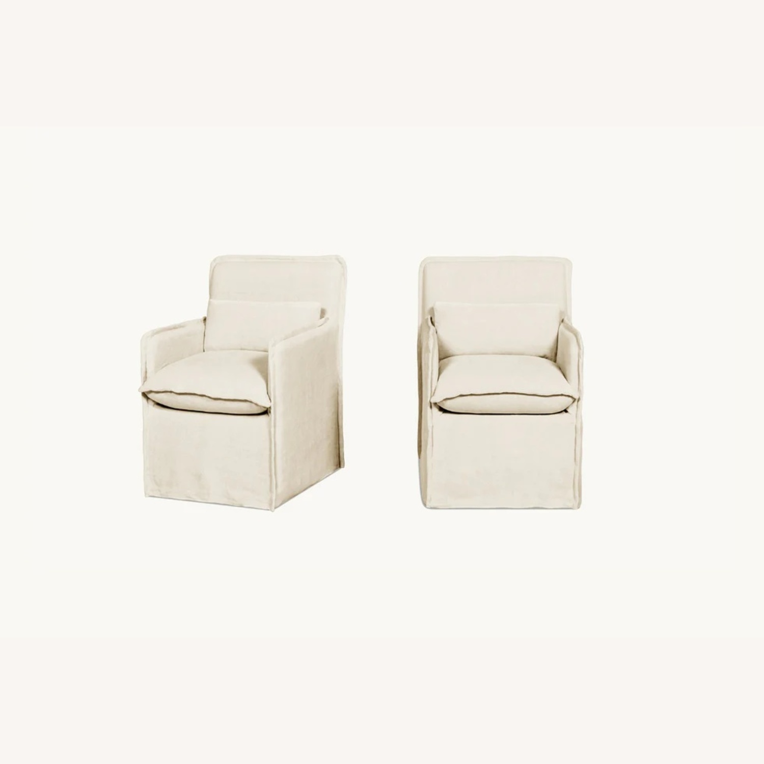 Sixpenny Linen Dining Chairs - image-9