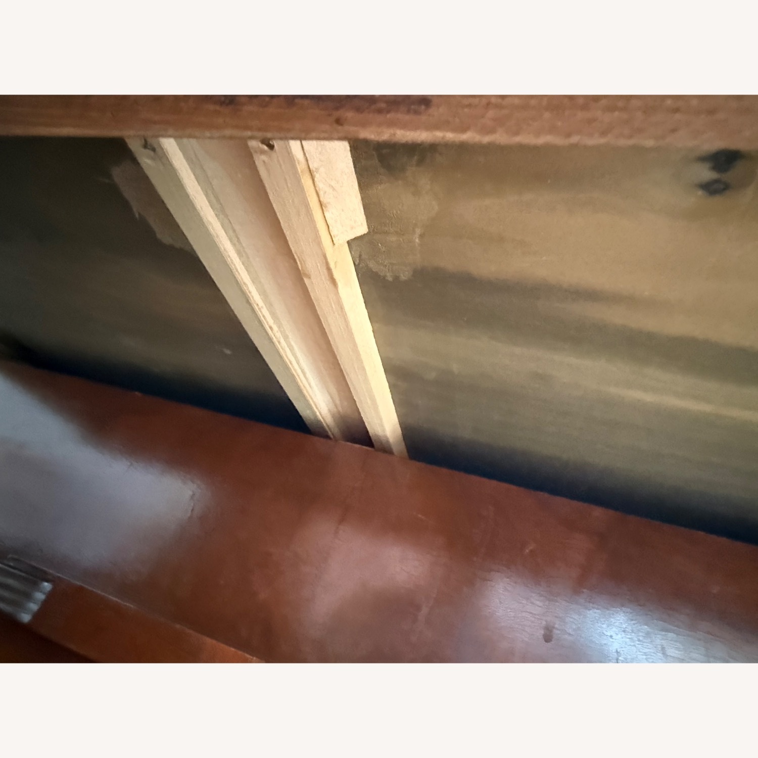 Vintage/Antique Dark Brown Wood Dresser - image-8