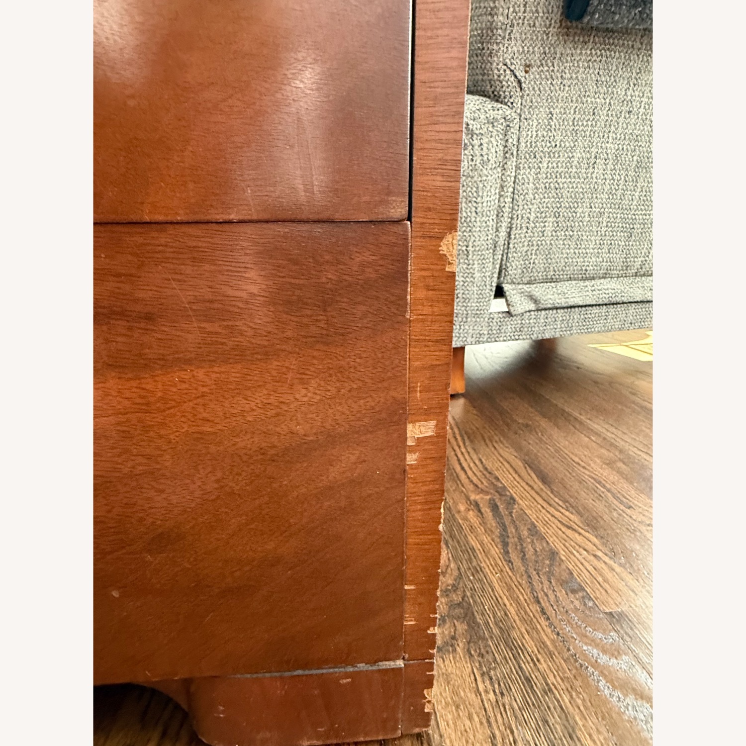 Vintage/Antique Dark Brown Wood Dresser - image-13