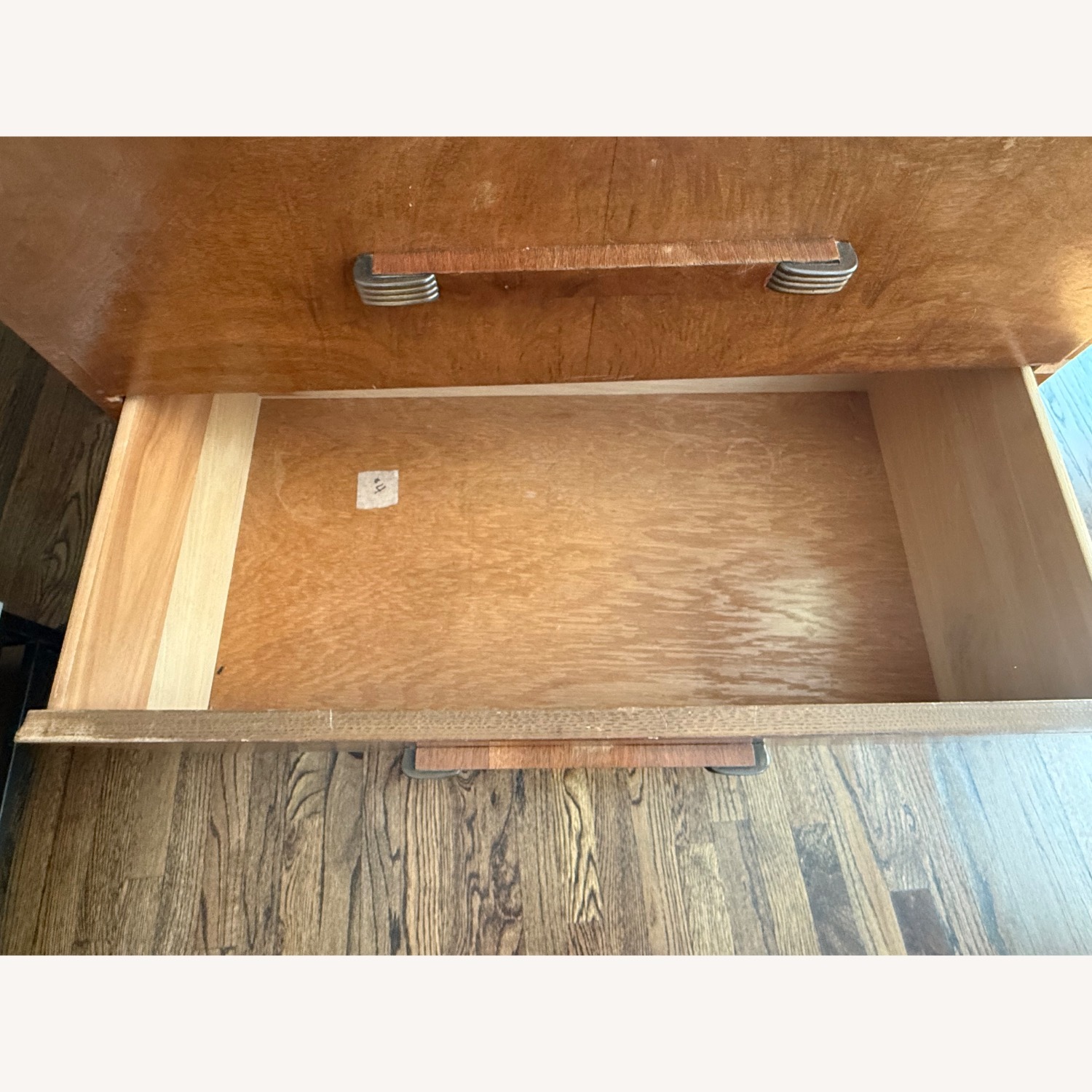 Vintage/Antique Dark Brown Wood Dresser - image-7