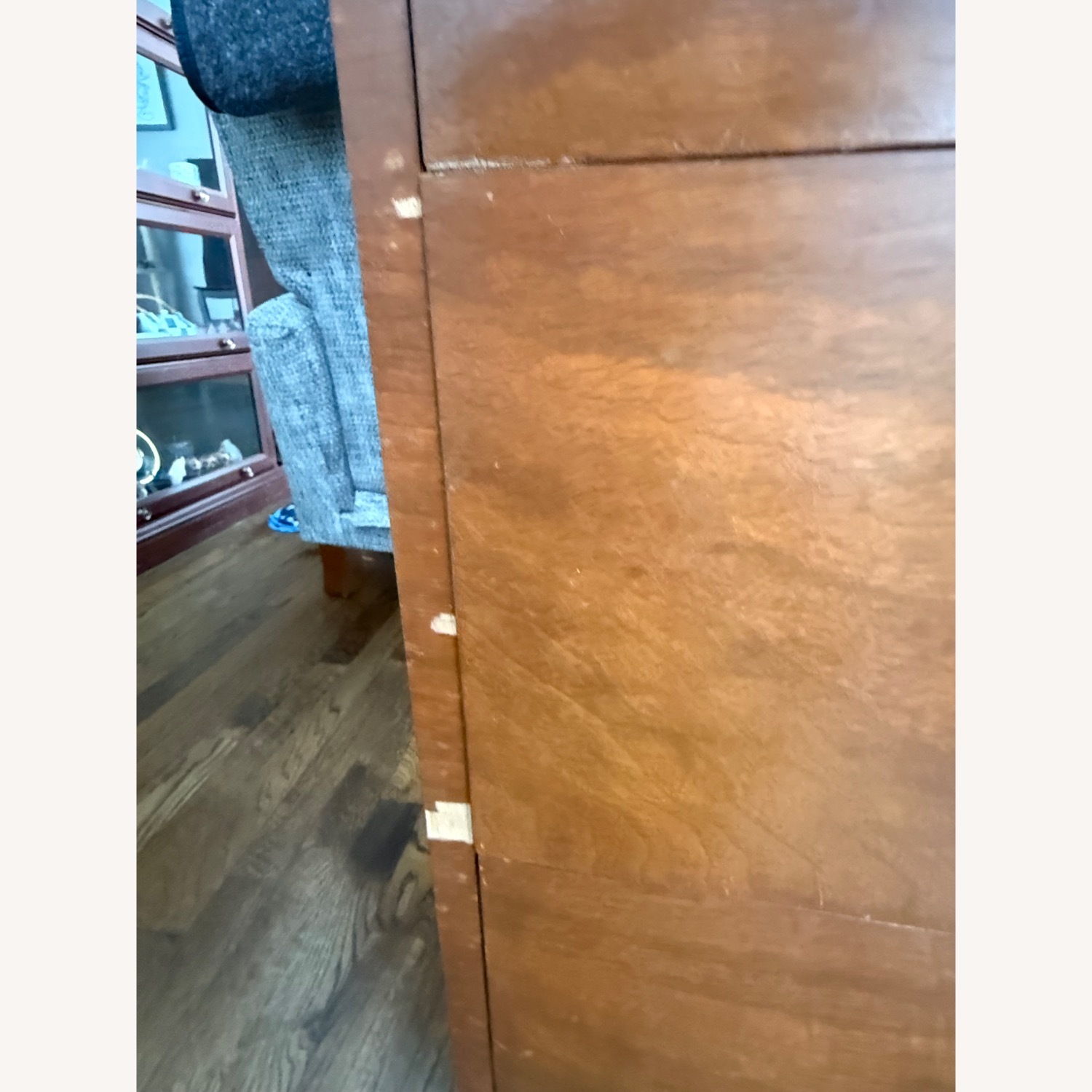 Vintage/Antique Dark Brown Wood Dresser - image-11