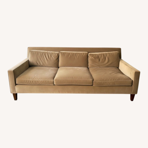 Used Mid-Century 3-Seater Velvet Sofa for sale on AptDeco