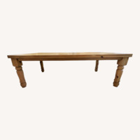 Natural Wood Dining Table