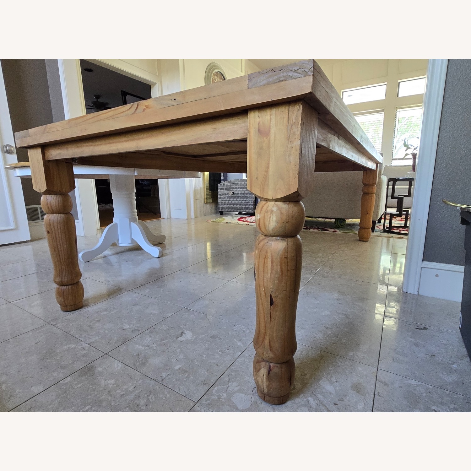 Natural Wood Dining Table - image-2