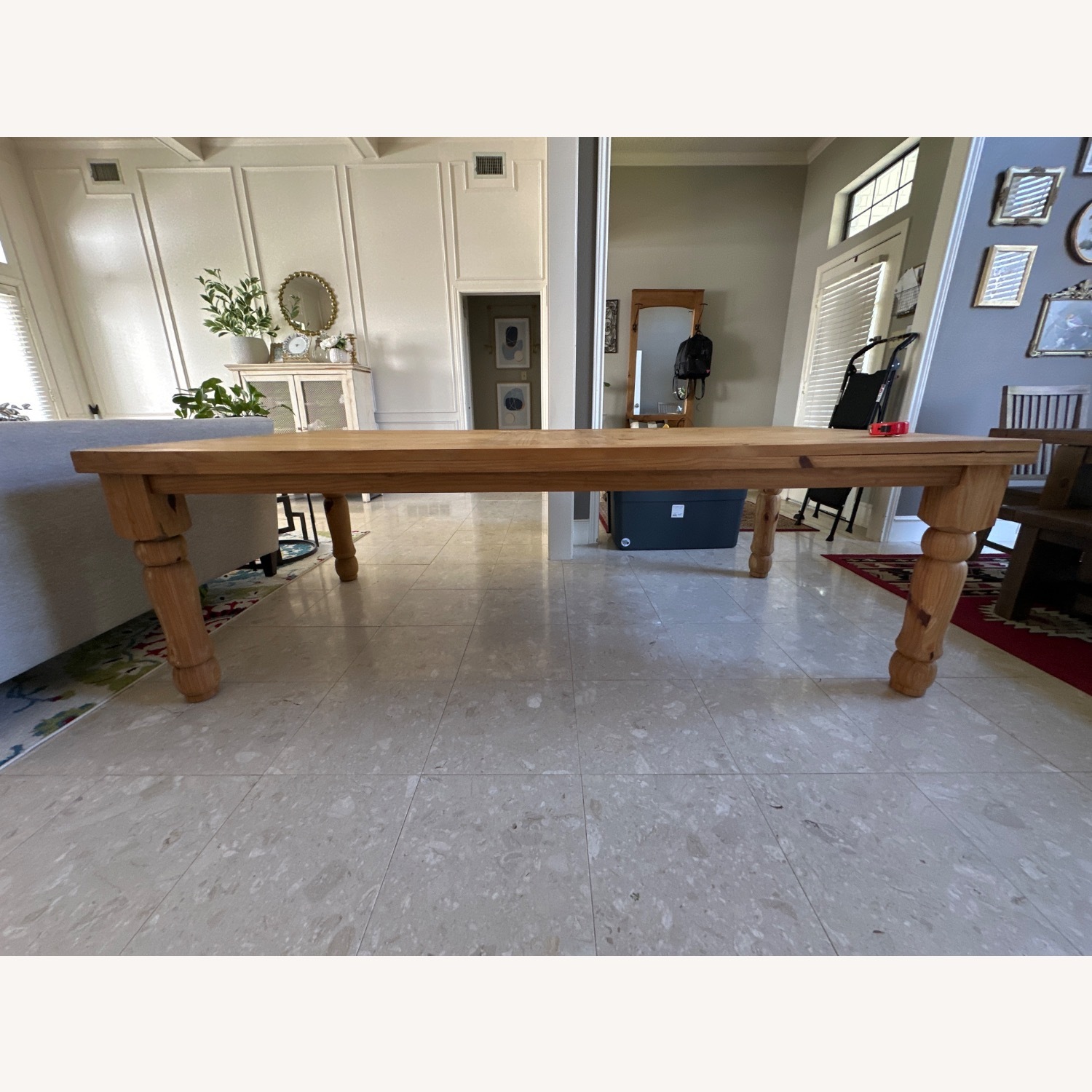 Natural Wood Dining Table - image-3