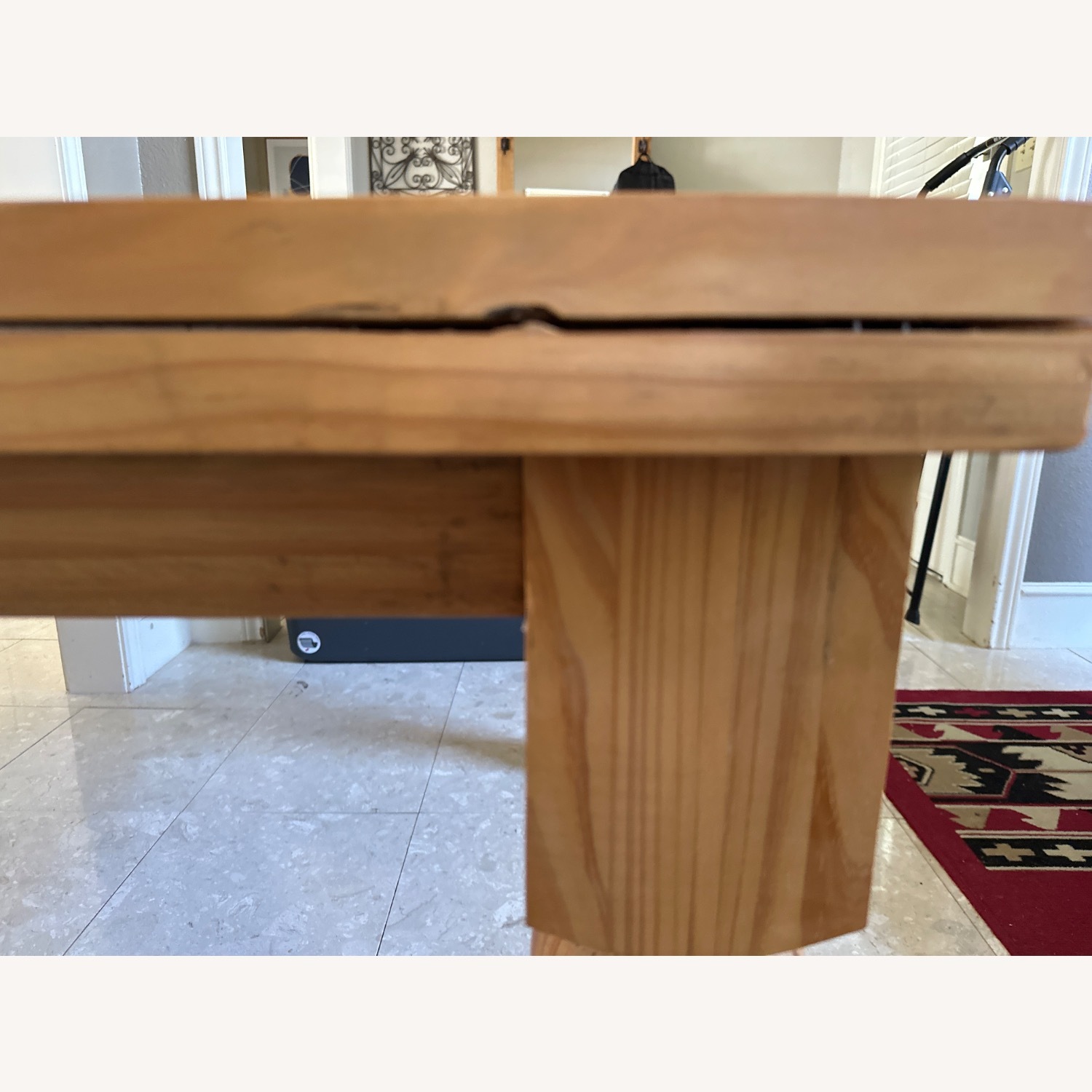 Natural Wood Dining Table - image-4