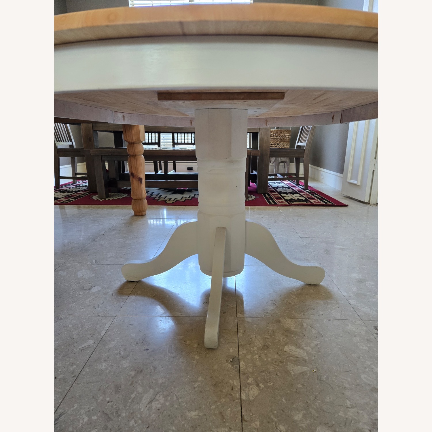 Ashley Furniture Natural Wood Dining Table - image-2