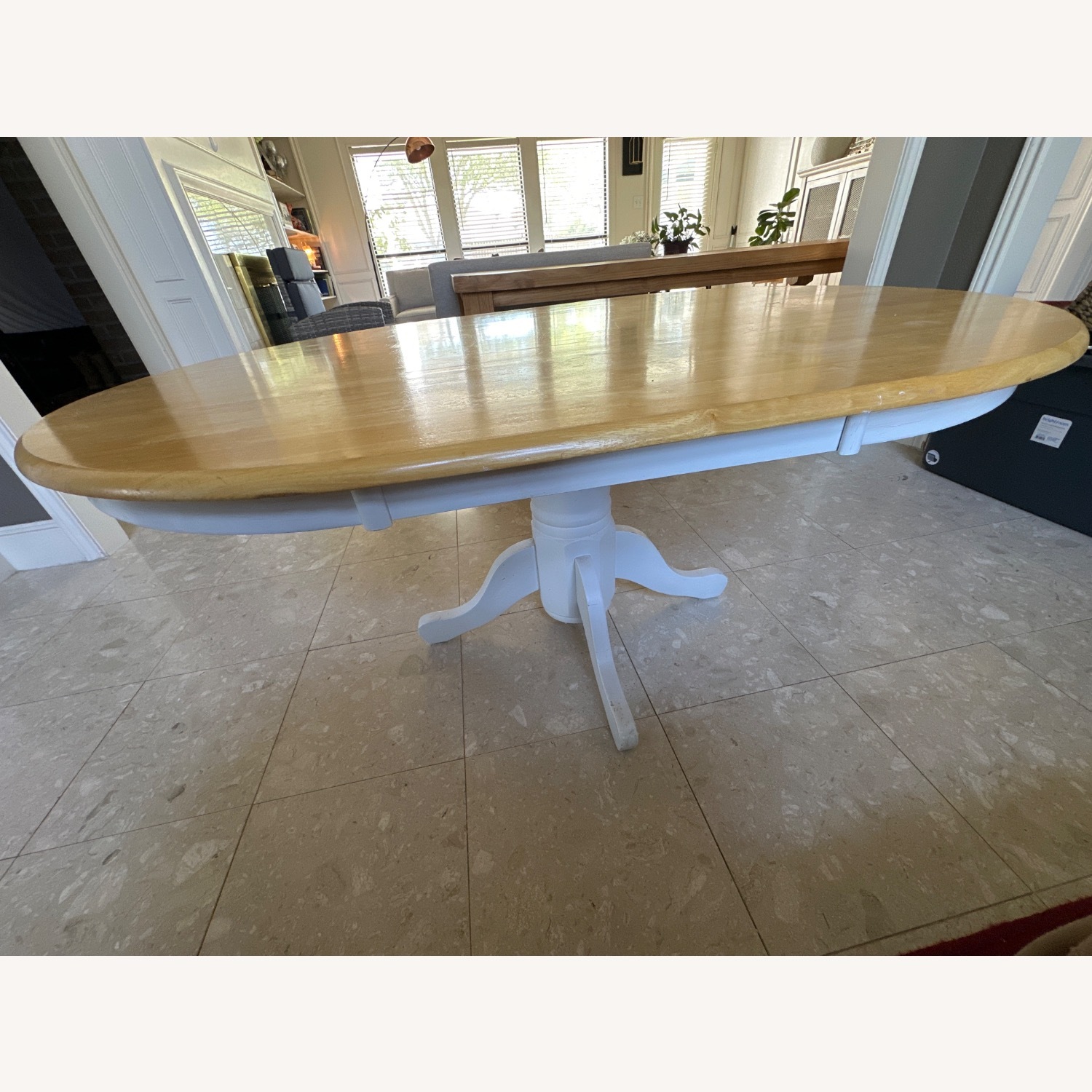 Ashley Furniture Natural Wood Dining Table - image-3
