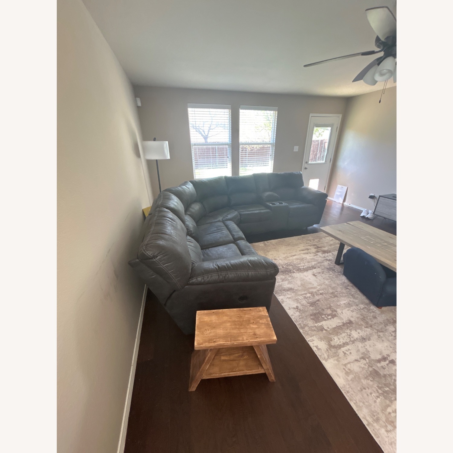 Ashley Furniture Tambo Dark Gray 2 Piece Sectional - image-3