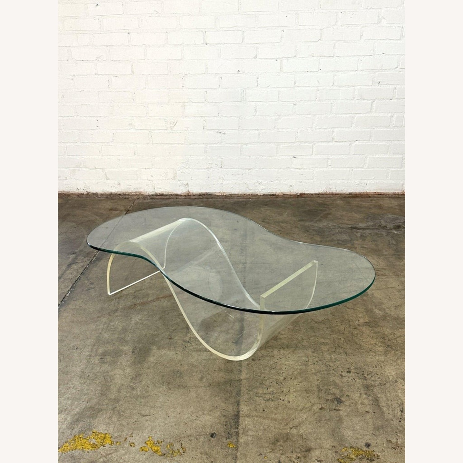 Vintage/Antique Transparent Coffee Table - image-1
