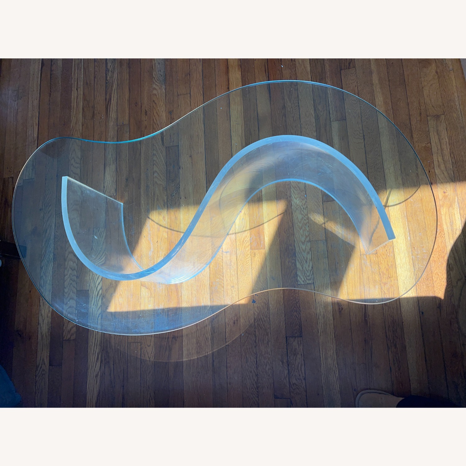 Vintage/Antique Transparent Coffee Table - image-3