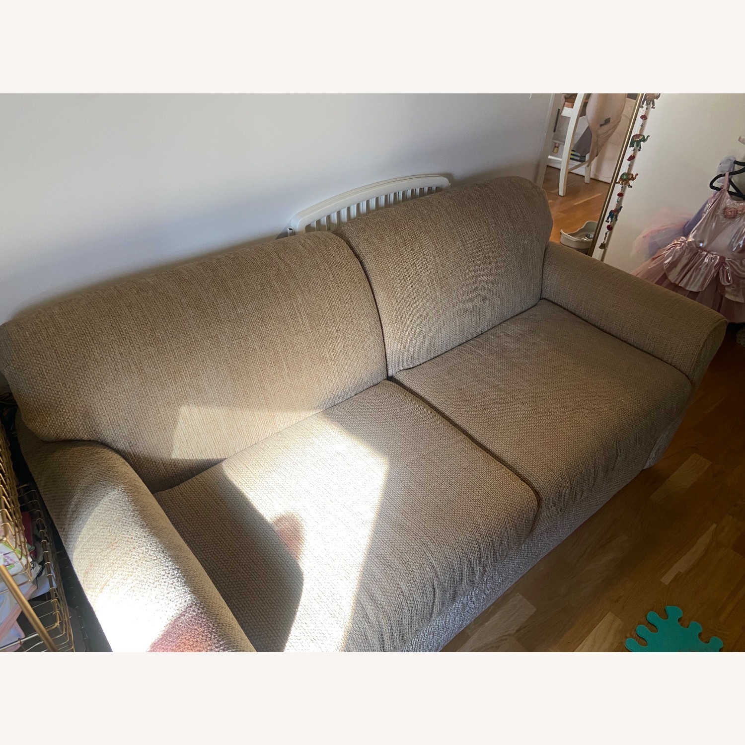 Raymour & Flanigan Portland Natural Fabric Sleeper Sofa - image-4