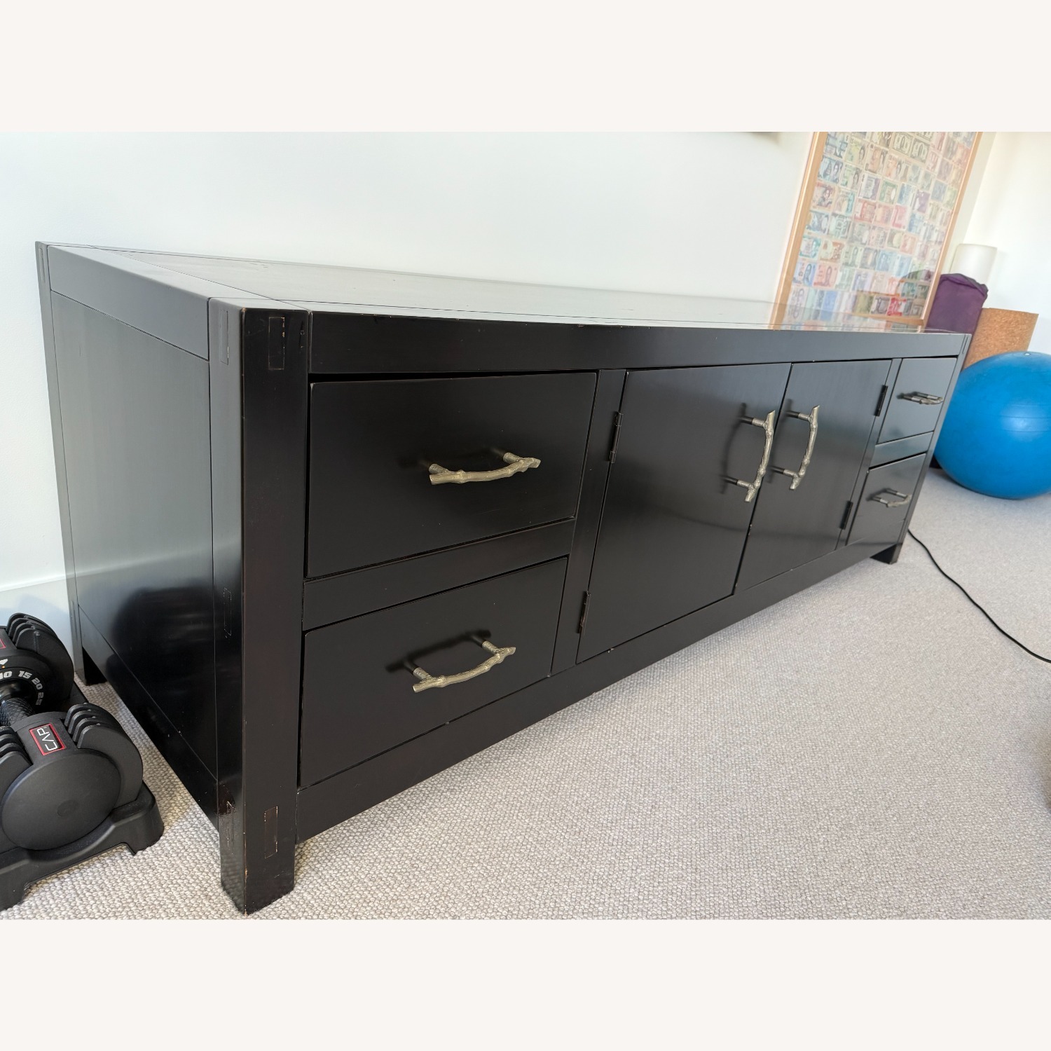 Taylor Made Custom Furniture Black Media Storage - image-3