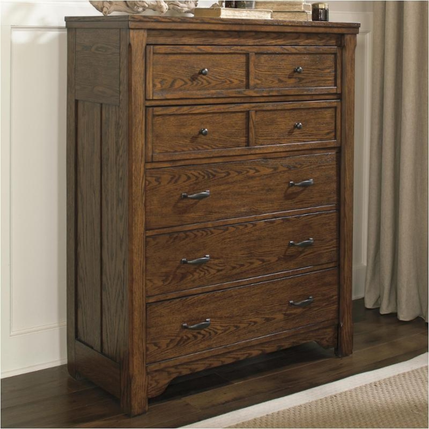 Ashley Furniture Chimerin Five Drawer Chest - image-4