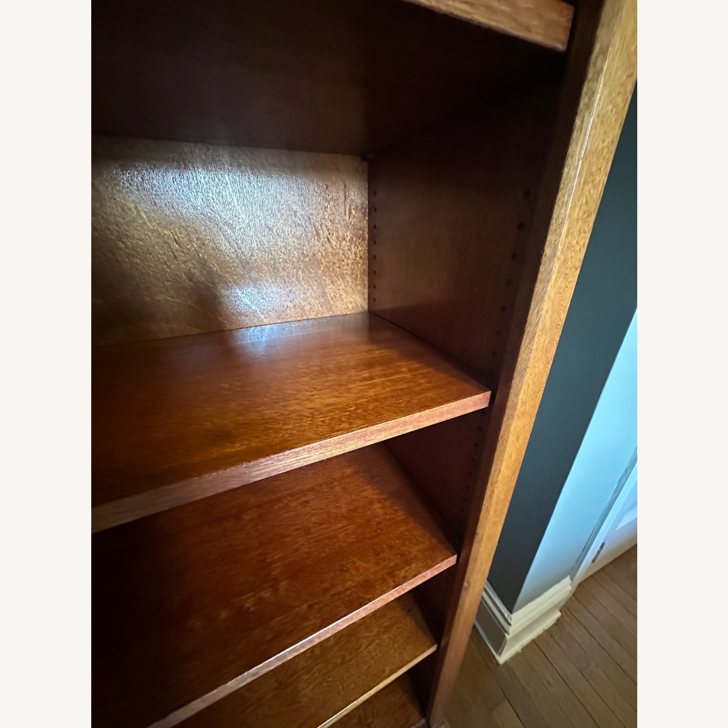 Vintage/Antique Dark Brown Wood Bookcase - image-3