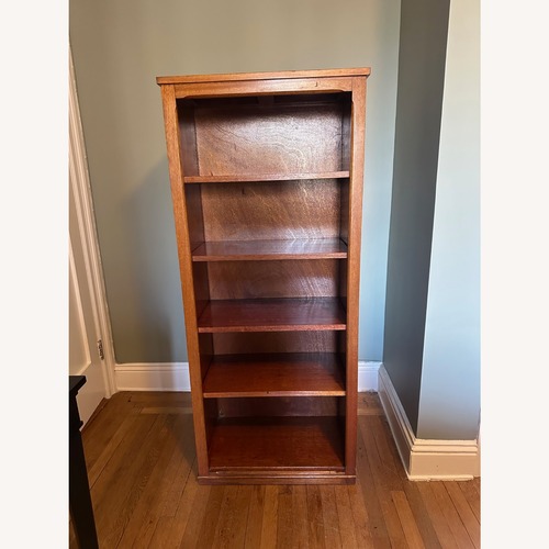 Used Vintage/Antique  Dark Brown Wood Bookcase for sale on AptDeco