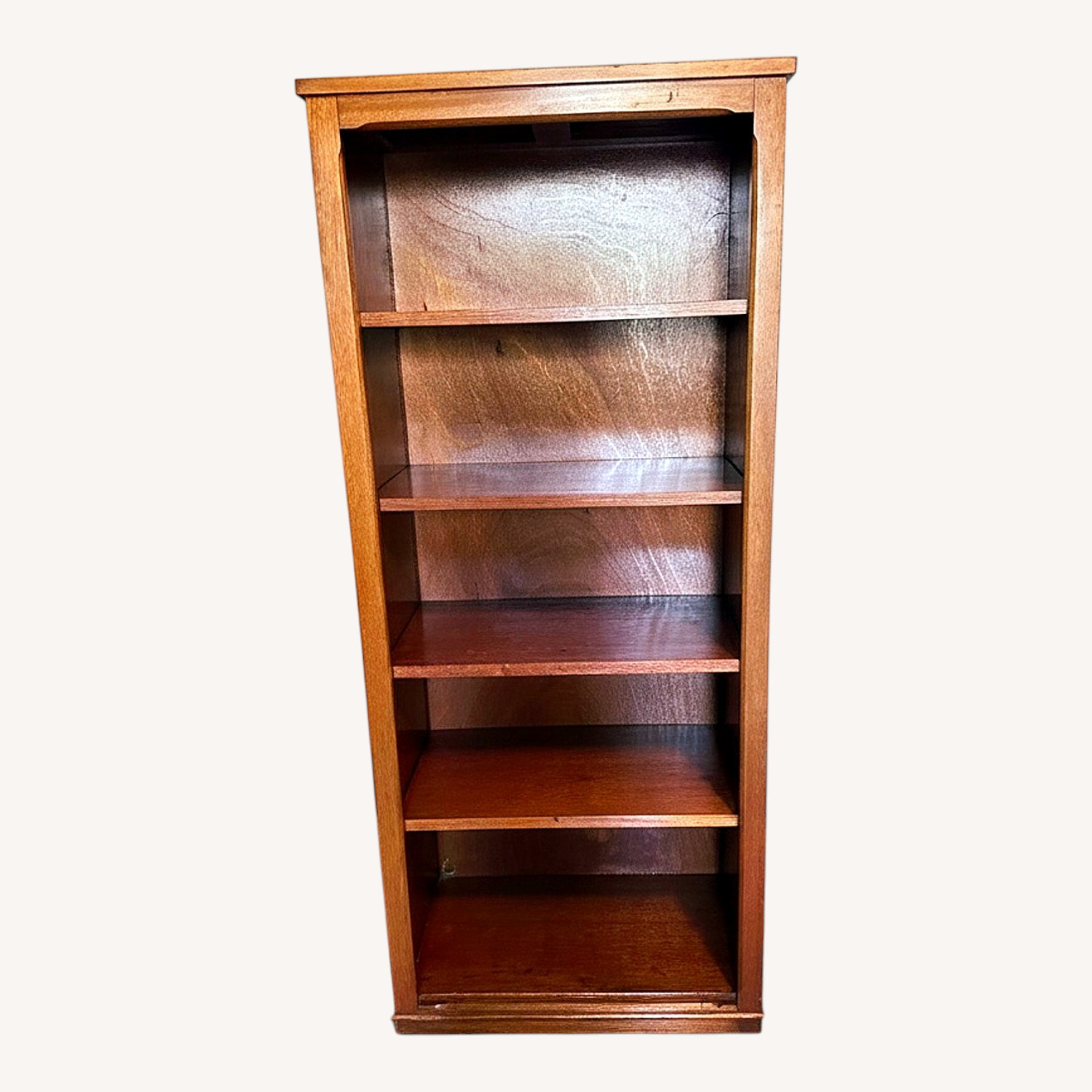 Vintage/Antique Dark Brown Wood Bookcase - image-0