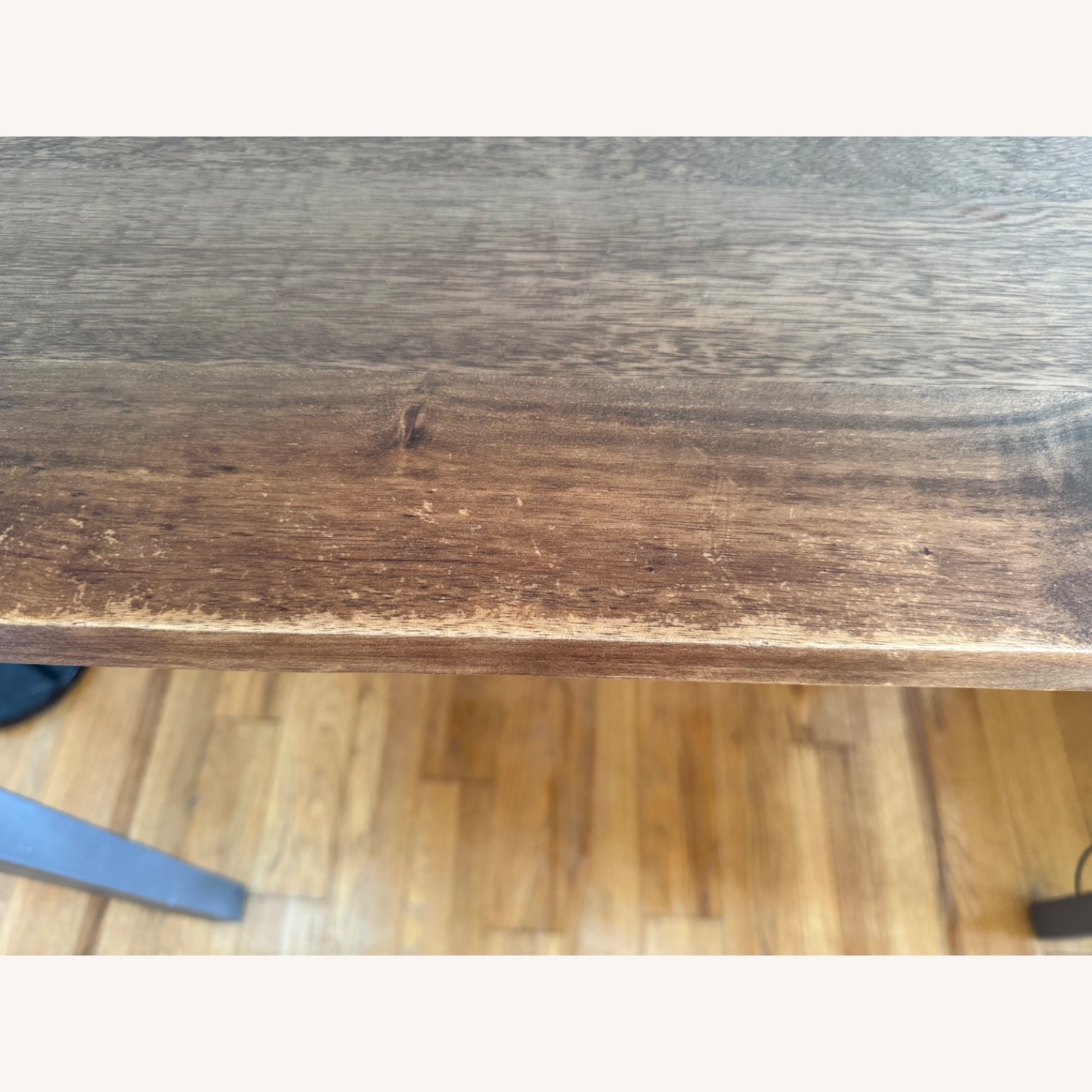 CB2 Stilt Dark Brown Wood Dining Table - image-4