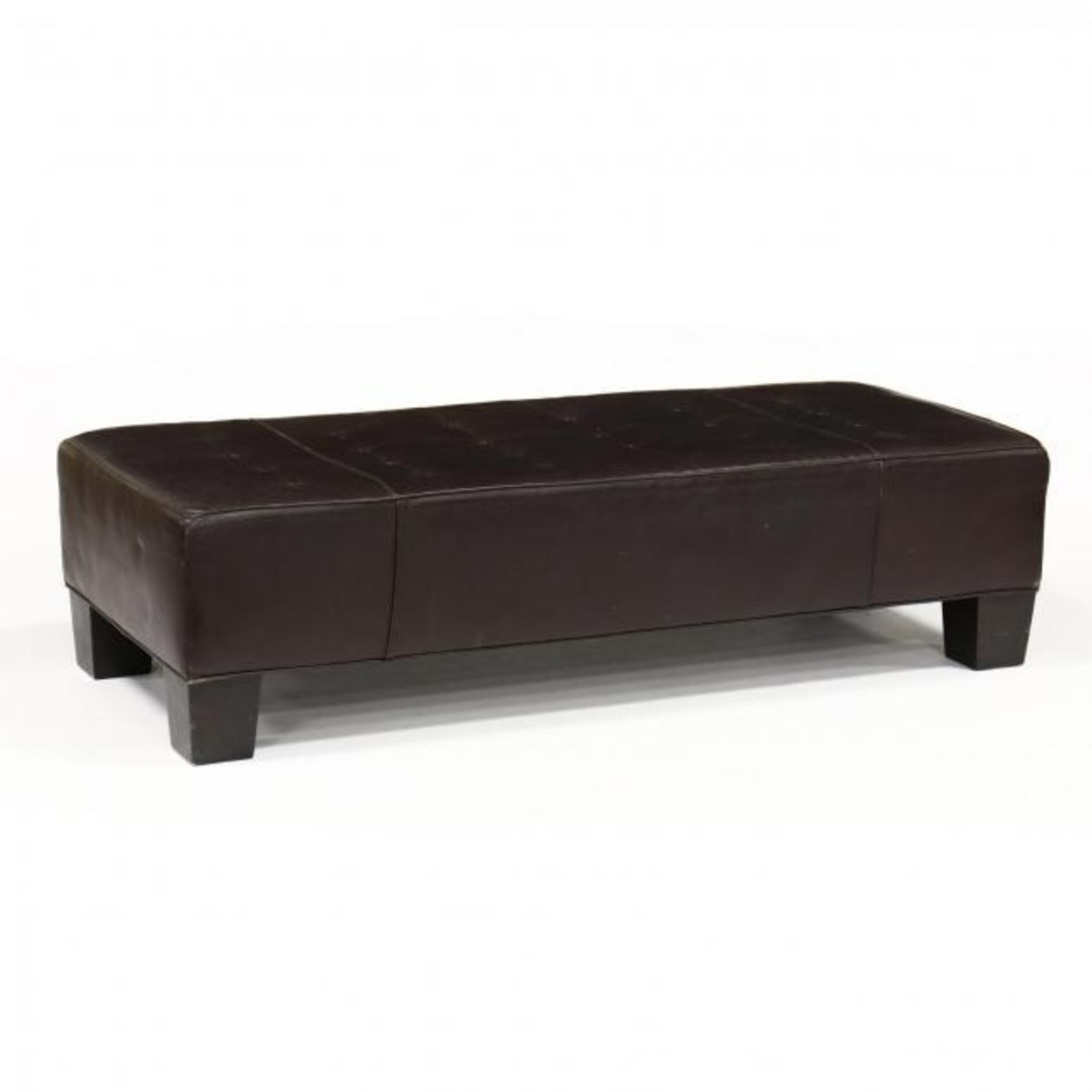 Mitchell Gold + Bob Williams Leather Ottoman - image-4