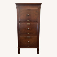 Antique Mahogany Filing Cabinet