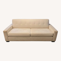 Mitchell Gold + Bob Williams White Loveseat