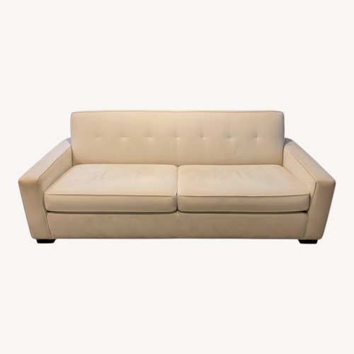 Used Mitchell Gold + Bob Williams White Loveseat for sale on AptDeco