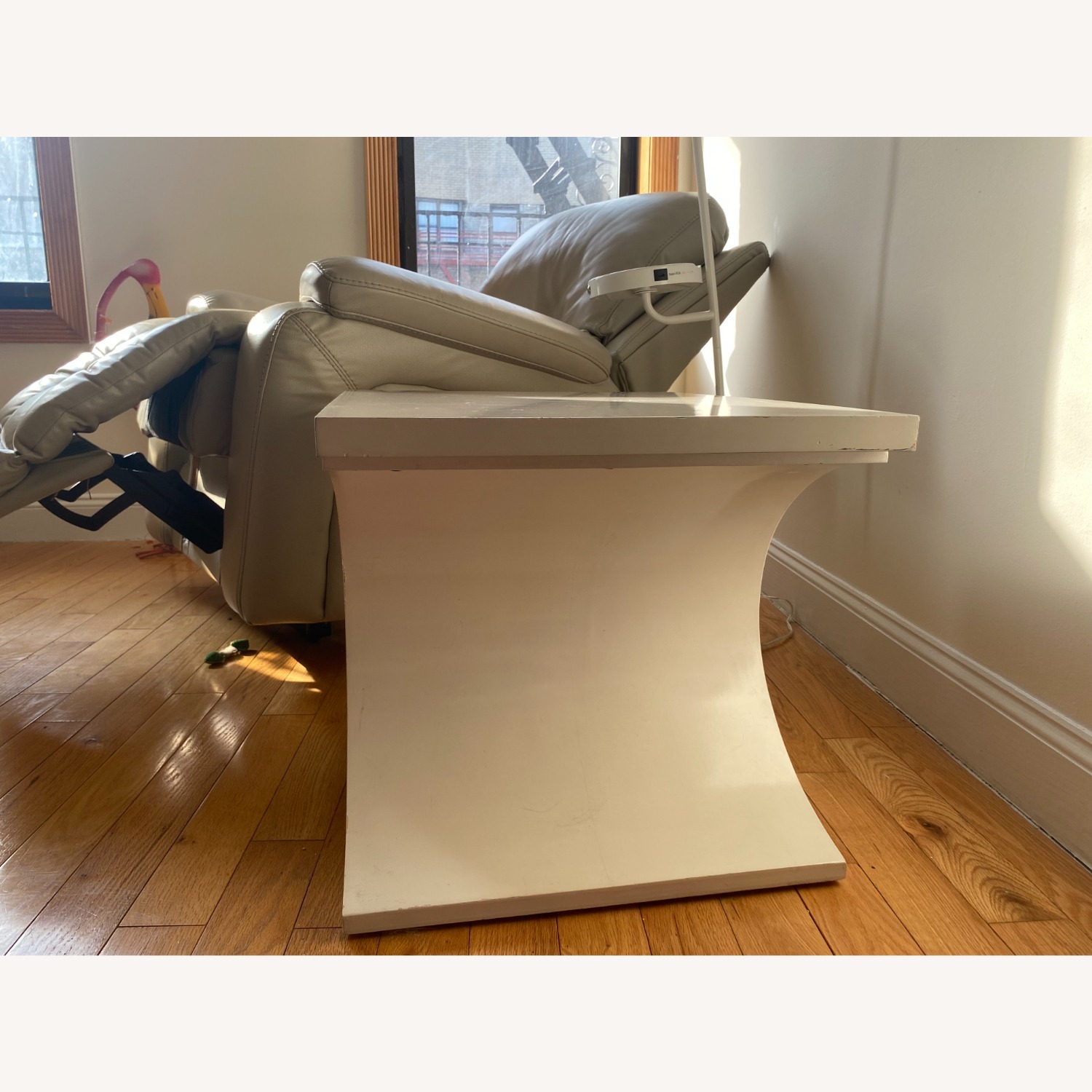 Bernhardt Design White Wood Side Table  - image-3