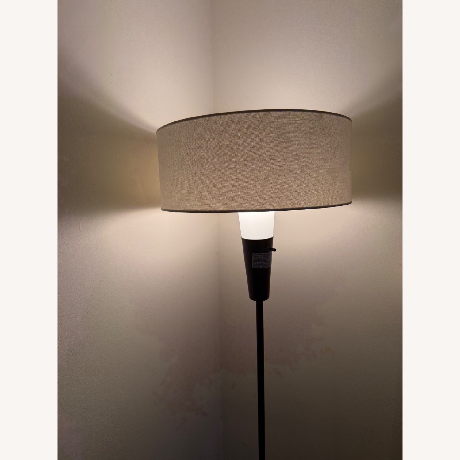 CB2 x Paul McCobb Exposior Black Rattan Floor Lamp - image-2