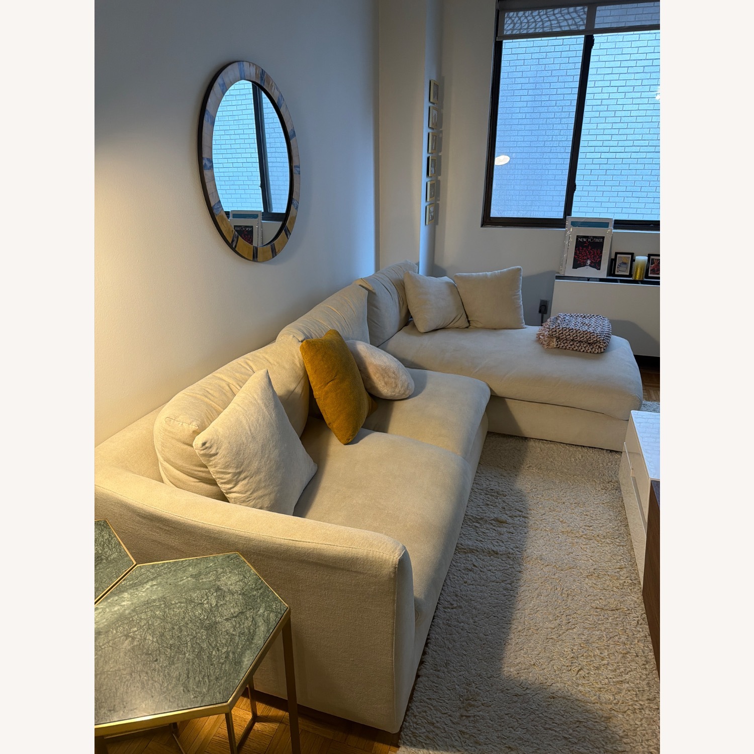 Valyou Furniture Natural 3+ Seater Sofa - image-3