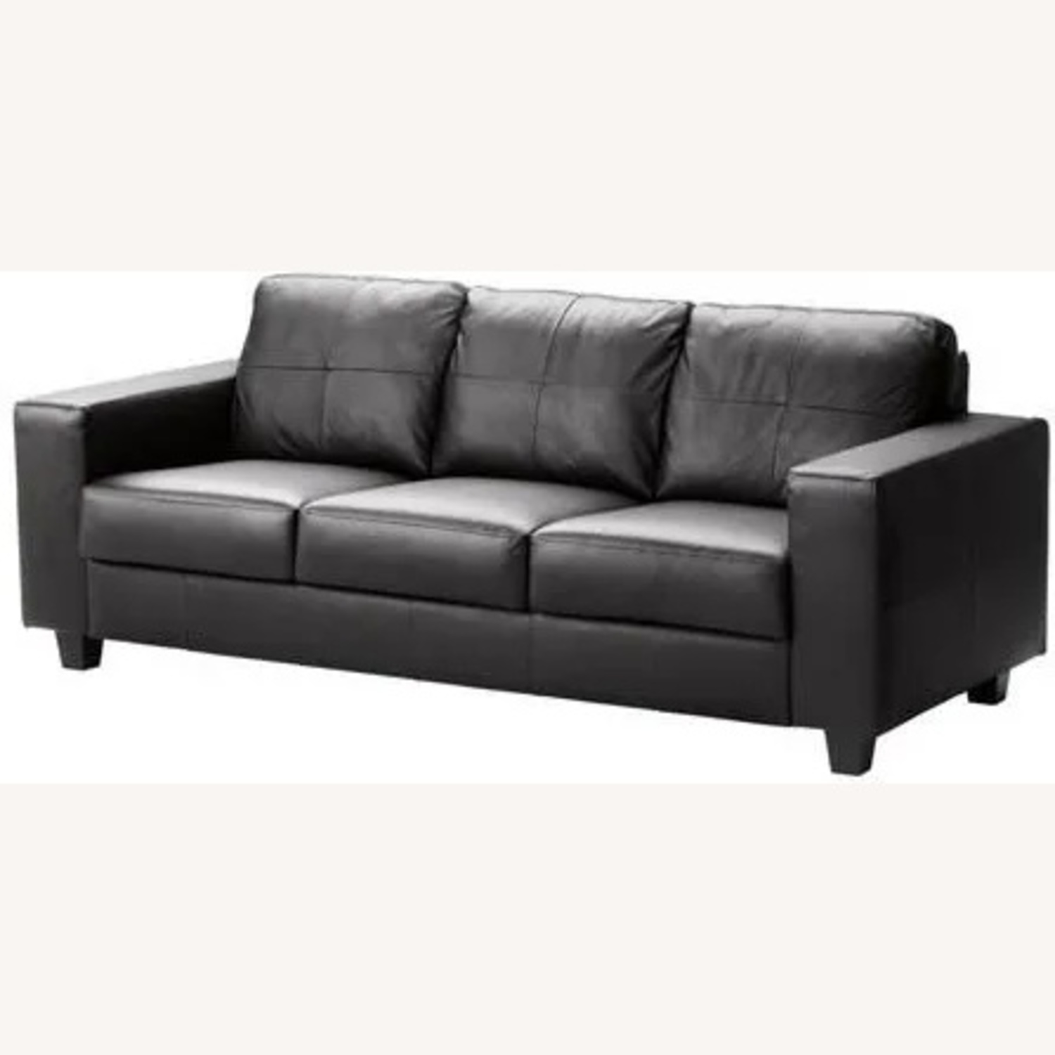 IKEA Skogaby 3-Seat Leather Sofa  - image-4