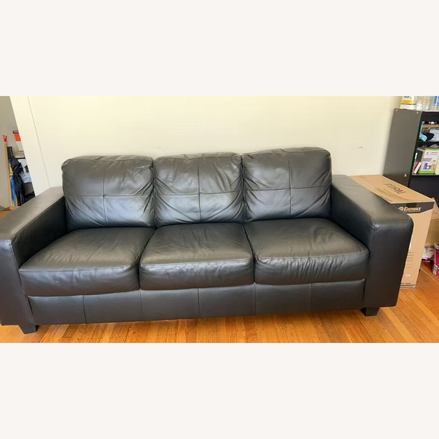 IKEA Skogaby 3-Seat Leather Sofa  - image-3