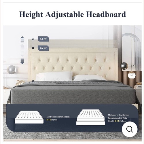 Used New Queen Bed  for sale on AptDeco