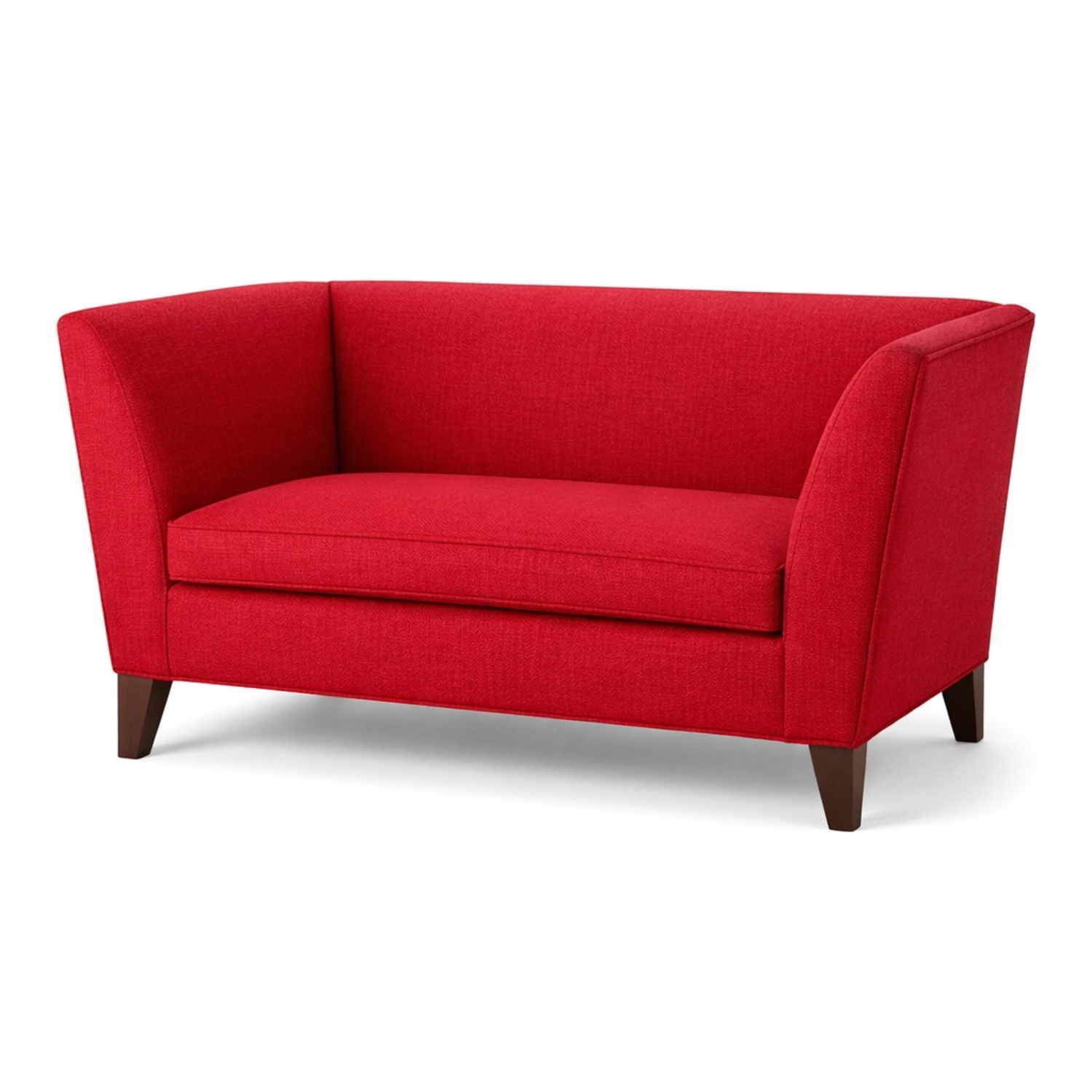 Mitchell Gold + Bob Williams Mona Red Fabric Loveseat - image-6