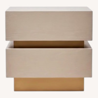 Lawson Fenning Light Gray Wood Nightstands