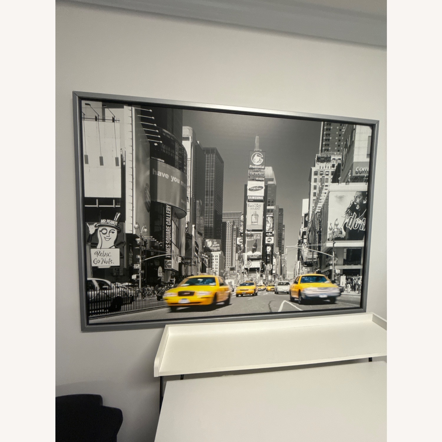 IKEA New York City - Times Square Light Gray Wall Art - image-1