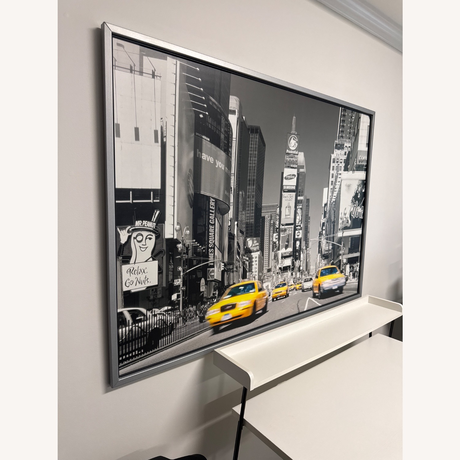IKEA New York City - Times Square Light Gray Wall Art - image-2