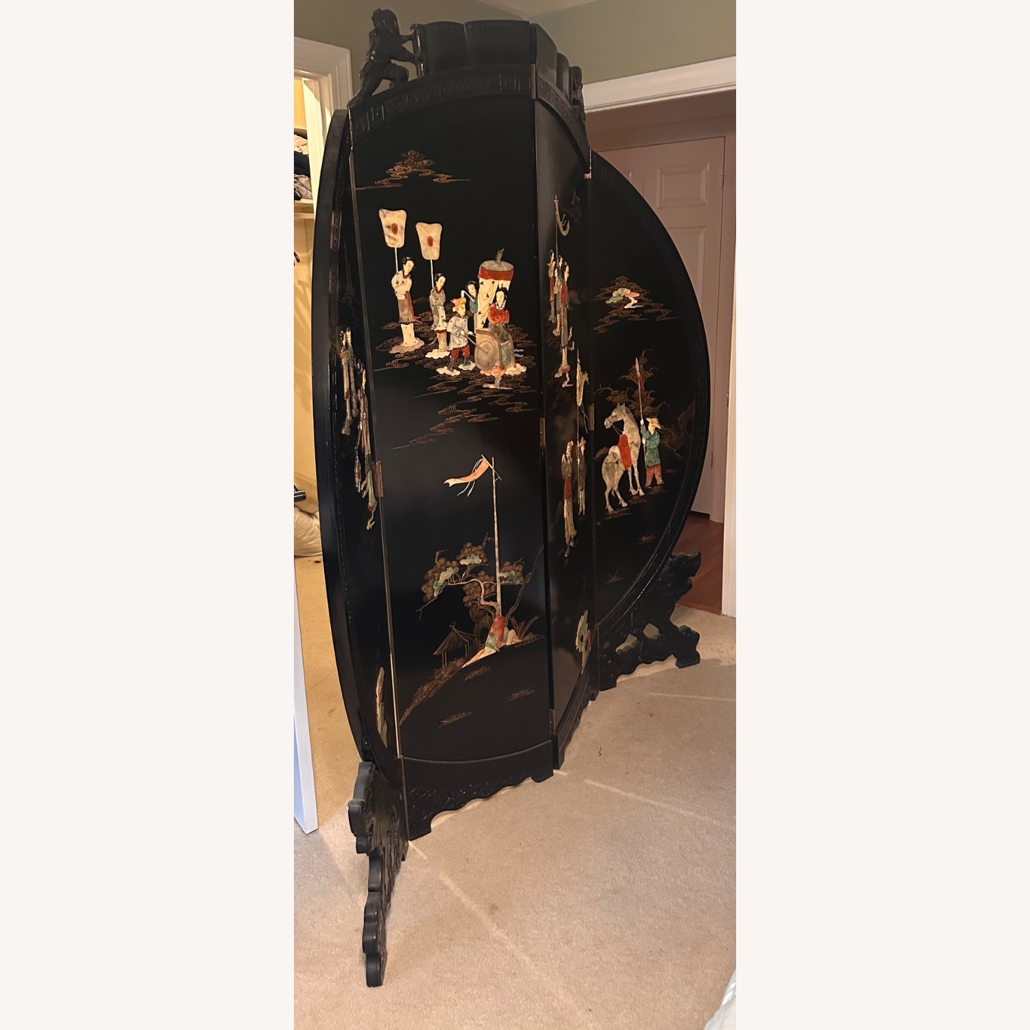 Hand Painted Divider Screen - image-3