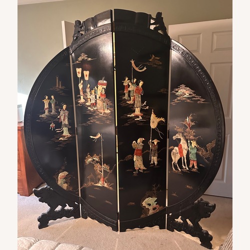 Used Hand Painted Divider Screen for sale on AptDeco