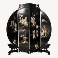 Hand Painted Divider Screen
