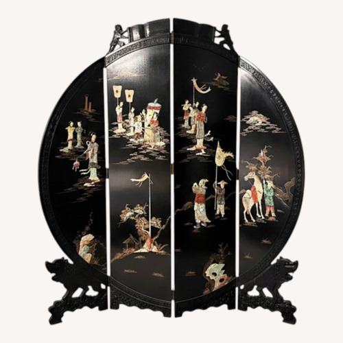 Used Hand Painted Divider Screen for sale on AptDeco