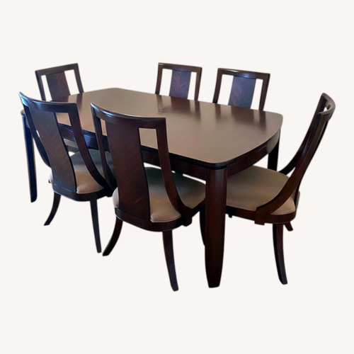 Used Dark Brown Wood Dining Sets for sale on AptDeco