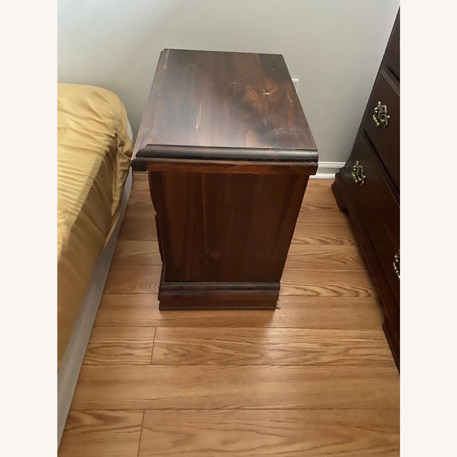 Dark Brown Wood Side Tables - image-3
