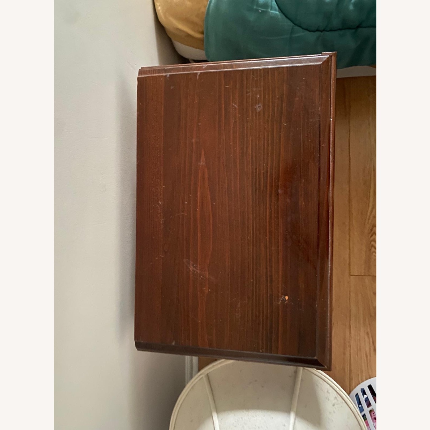 Dark Brown Wood Side Tables - image-5